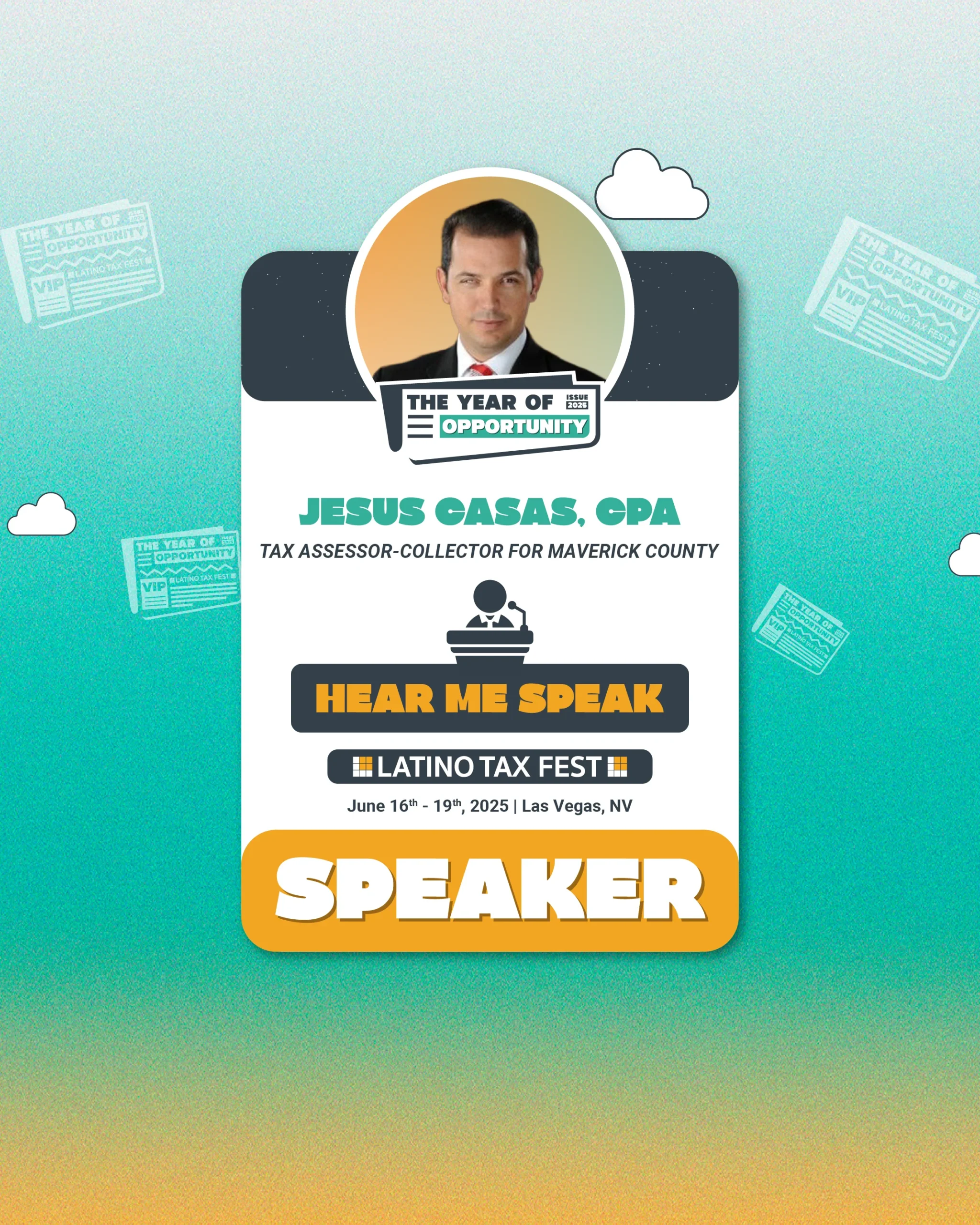 Latino Tax Fest Speaker Jesus Casas