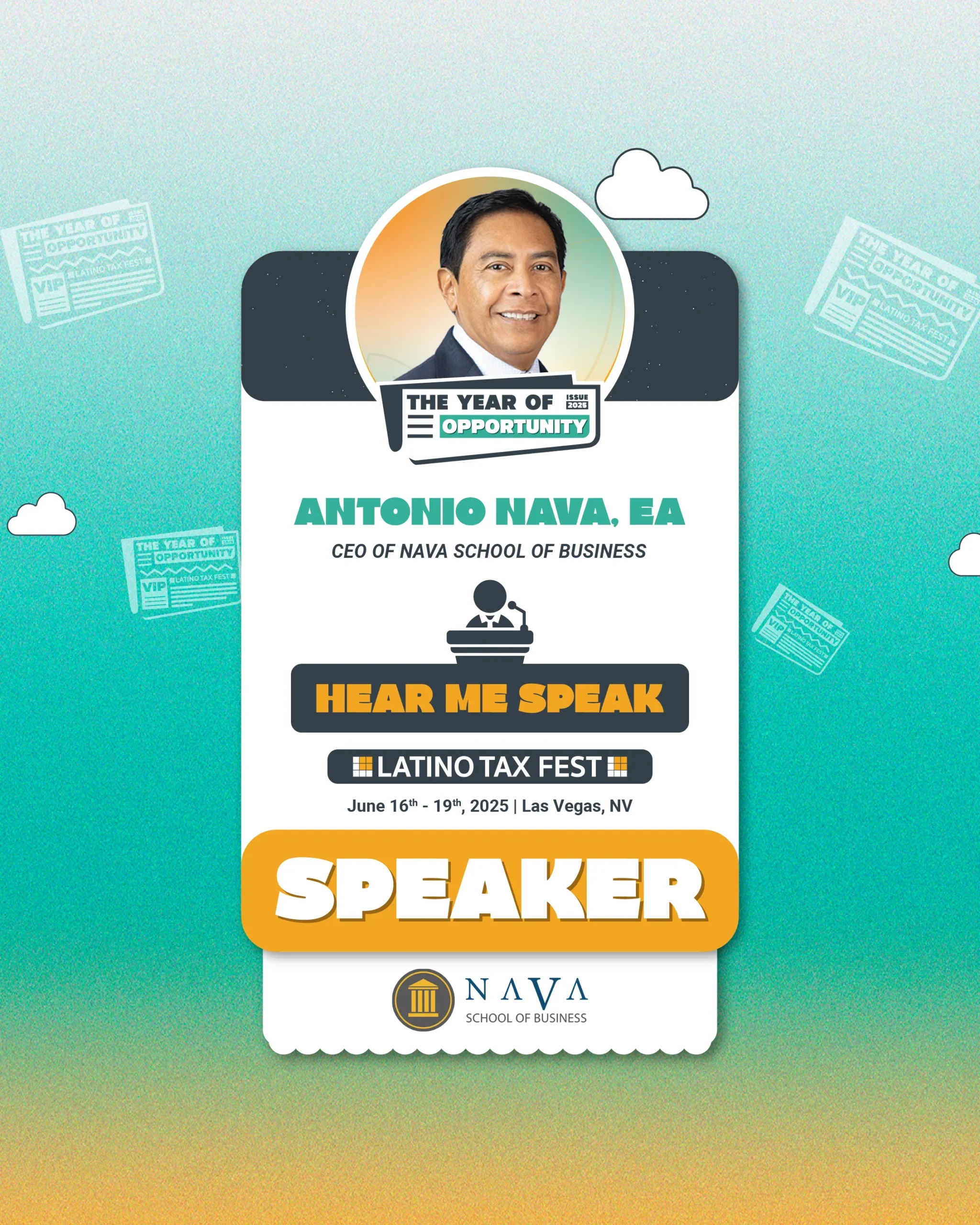Latino Tax Fest Speaker Antonio Nava