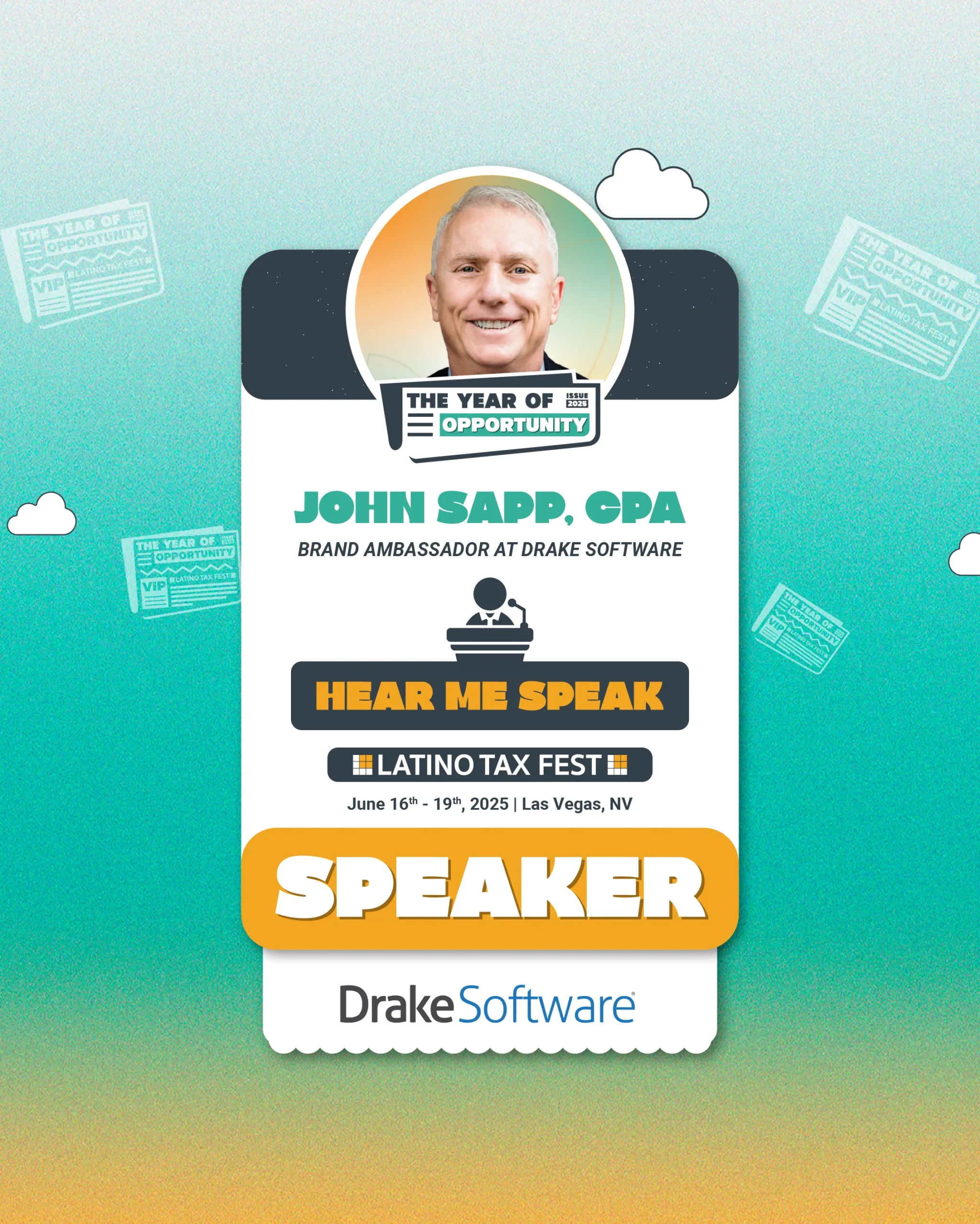 Latino Tax Fest Speaker John Sapp