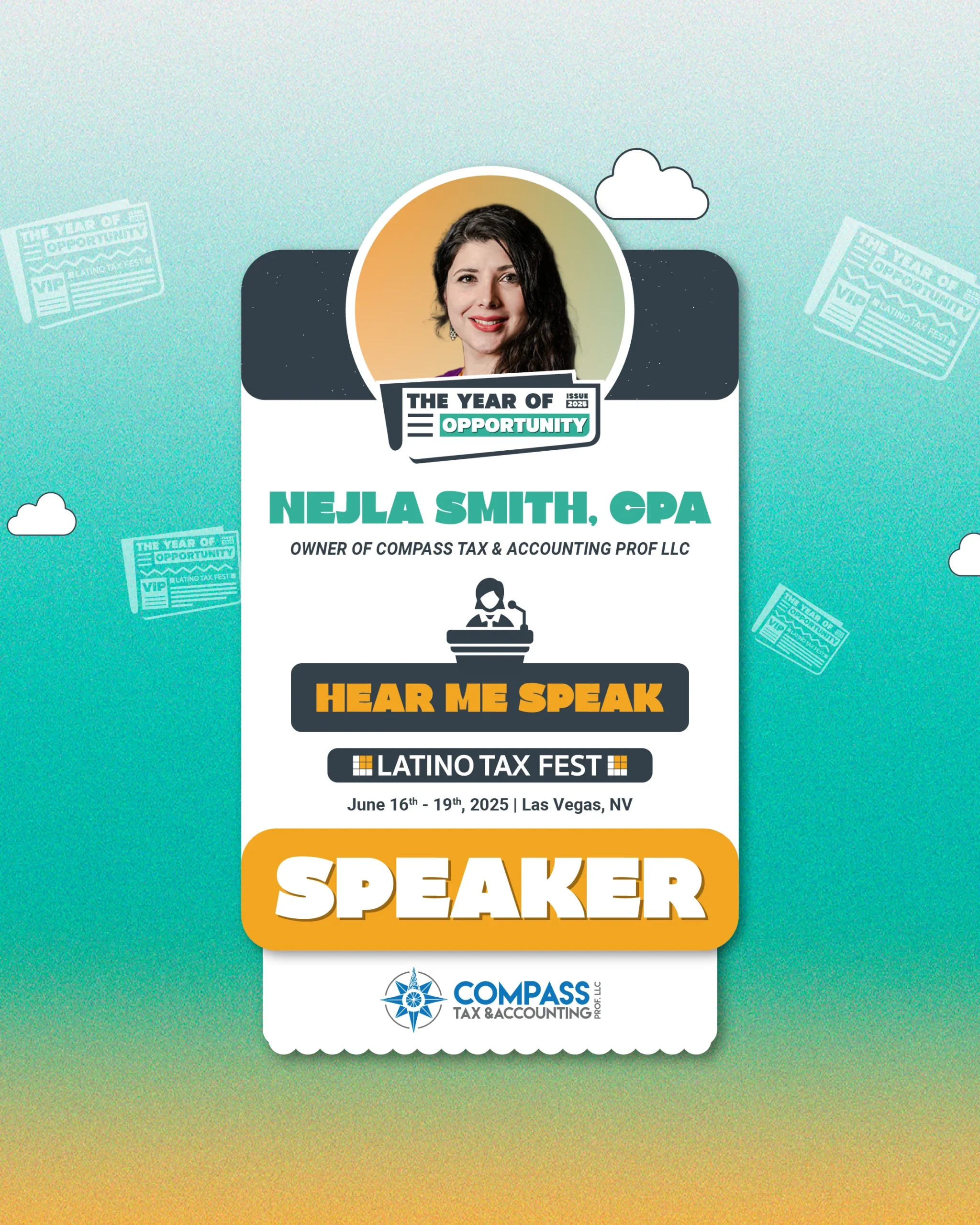 Latino Tax Fest Speaker Nejla Smith, CPA